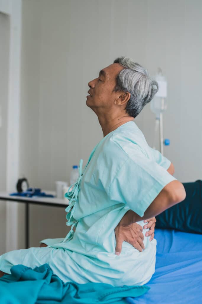 pain and backache old senior